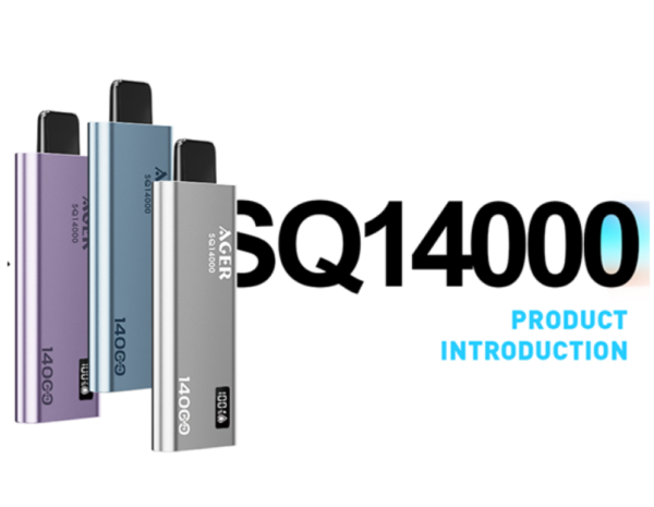 سحبة جاهزة أجير SQ 14000 puffs من Ager سحبة جاهزة أجير SQ 14000 puffs من Ager