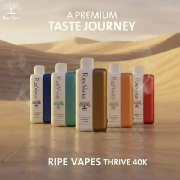 سحبة رايب فيب ثرايف 40 ألف Ripe Vapes THRIVE 40K بنكهة VCT فانيلا كسترد توباكو سحبة رايب فيب ثرايف 40 ألف Ripe Vapes THRIVE 40K بنكهة VCT فانيلا كسترد توباكو