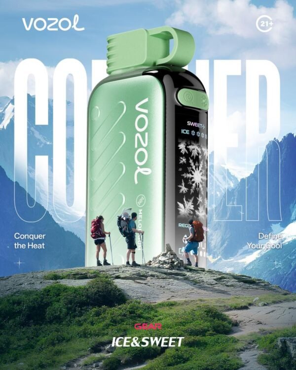 سحبة فوزول VOZOL GEAR ICE SWEET 40K نيكوتين 20 موش