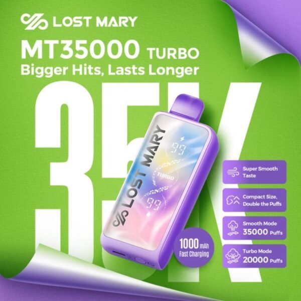 سحبة لوست ماري 35000 موشة Lost Mary MT35000 TURBO سحبة لوست ماري 35000 موشة Lost Mary MT35000 TURBO