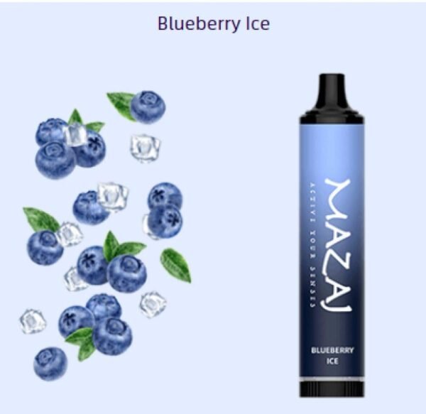 سحبة مزاج 5000 موشة ديمون بنكهة بلوبيري ايس Blueberry Ice
