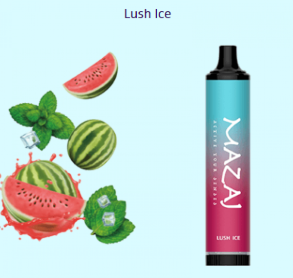 سحبة مزاج ديمون 5000 موشة بنكهة لوش ايس Lush Ice