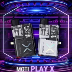 سحبة موتي بلاي اكس هوانا MOTI PLAY X Hawana بلون رصاصي Mirror Silver