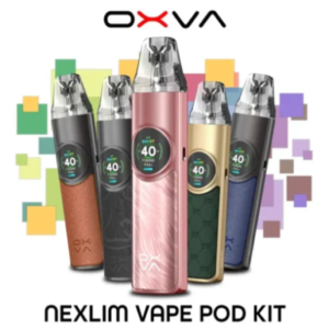سحبة نيكسلم من اوكسفا OXVA NeXLIM Kit 40W بلون أسود وذهبي مع شاشة ملونة