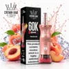 شيشة الفاخر Crown Bar 60K سحبة جاهزة لمرة واحدة