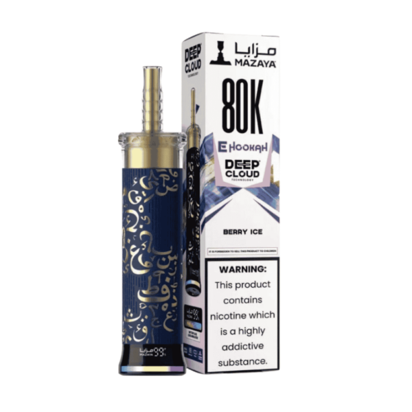 شيشة مزايا Deep Cloud 80K بنكهة Berry Ice شيشة مزايا Deep Cloud 80K بنكهة Berry Ice