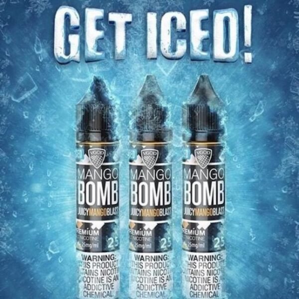 صورة نكهة سولت فيقود مانجو ايس Bomb Mango VGOD ICED صورة نكهة سولت فيقود مانجو ايس Bomb Mango VGOD ICED