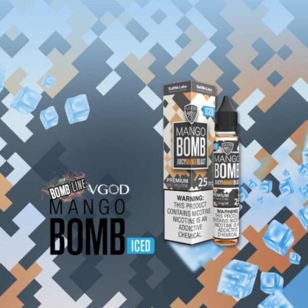 صورة نكهة سولت فيقود مانجو ايس Bomb Mango VGOD ICED صورة نكهة سولت فيقود مانجو ايس Bomb Mango VGOD ICED