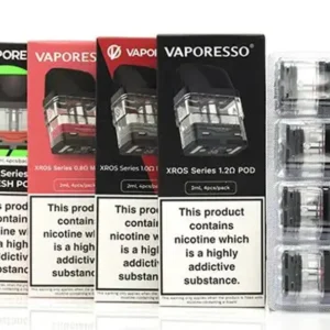 عبوة بودات فابريسو اكسروس 4 حبات Vaporesso XROS Pods عبوة بودات فابريسو اكسروس 4 حبات Vaporesso XROS Pods
