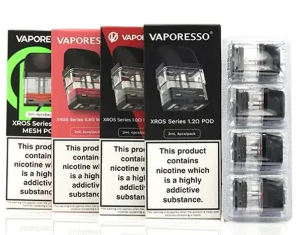 عبوة بودات فابريسو اكسروس 4 حبات Vaporesso XROS Pods