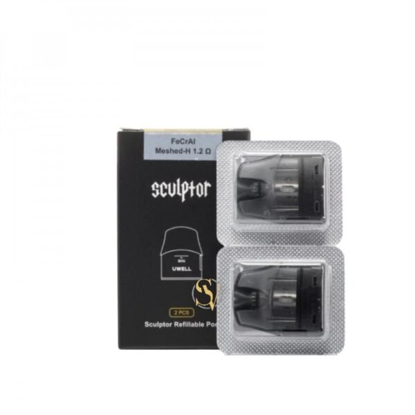 عبوة بودات يو ويل سكولبتر Uwell Sculptor Replacement Pods بمقاومة 1.2 أوم عبوة بودات يو ويل سكولبتر Uwell Sculptor Replacement Pods بمقاومة 1.2 أوم