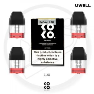 عبوة بودات يو ويل كوكو Uwell Caliburn Koko Pod تحتوي 4 بودات بمقاومة 1.2 أوم