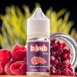 عبوة بومب رمان توت سولت نيكوتين BOMB Pomegranate & Raspberry حجم 30 مل عبوة بومب رمان توت سولت نيكوتين BOMB Pomegranate & Raspberry حجم 30 مل