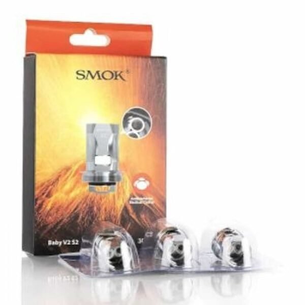 عبوة كويلات سموك Baby V2 S2 بمقاومة 0.15 أوم بثلاث حبات عبوة كويلات سموك Baby V2 S2 بمقاومة 0.15 أوم بثلاث حبات