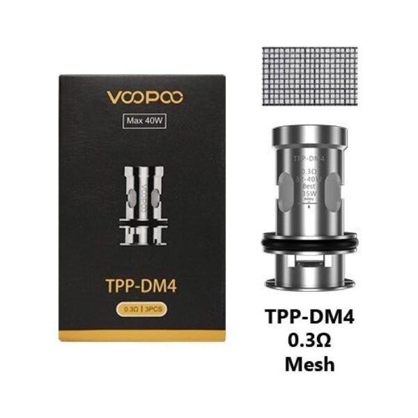 عبوة كويلات فوبو TPP DM4 بمقاومة 0.3 أوم لدراق اكس بلس
