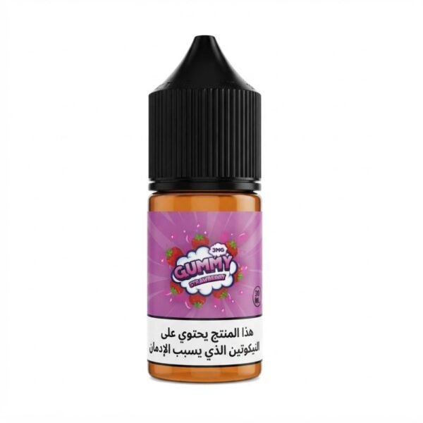 عبوة نكهة جامي فراولة سولت نيكوتين GUMMY STRAWBERRY حجم 30 مل عبوة نكهة جامي فراولة سولت نيكوتين GUMMY STRAWBERRY حجم 30 مل