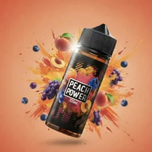 عبوة نكهة خوخ من سامز فيب 120 مل Peach Power Sams Vape