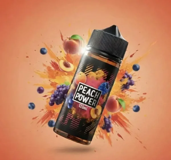 عبوة نكهة خوخ من سامز فيب 120 مل Peach Power Sams Vape عبوة نكهة خوخ من سامز فيب 120 مل Peach Power Sams Vape