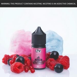 عبوة نكهة سولت سي في كشمش أسود وتوت CV Blackcurrant & Raspberry سعة 30 مل