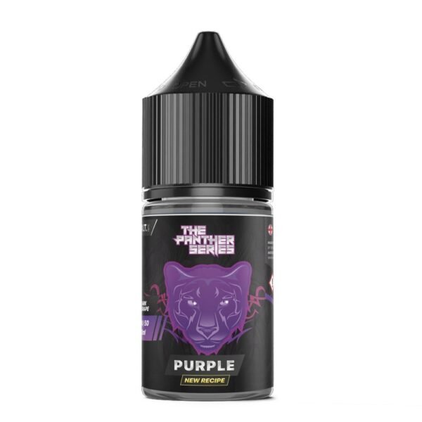عبوة نكهة سولت عنب النمر البنفسجي Purple Panther من دكتور فيب سعة 30 مل عبوة نكهة سولت عنب النمر البنفسجي Purple Panther من دكتور فيب سعة 30 مل