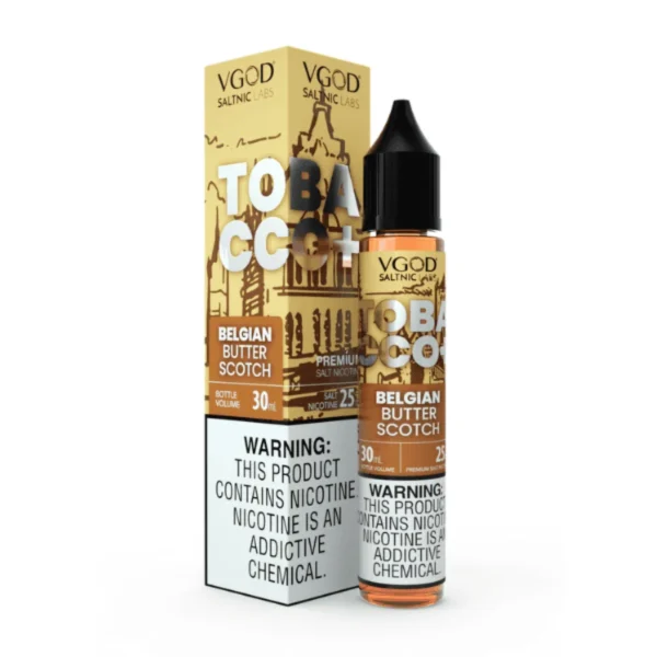 عبوة نكهة سولت فيقود توباكو كراميل بلجيكي VGOD Belgian Butterscotch سعة 30 مل عبوة نكهة سولت فيقود توباكو كراميل بلجيكي VGOD Belgian Butterscotch سعة 30 مل