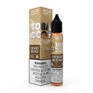 عبوة نكهة سولت فيقود ديزرت بليند VGOD Tobacco Plus Desert Blend سعة 30 مل عبوة نكهة سولت فيقود ديزرت بليند VGOD Tobacco Plus Desert Blend سعة 30 مل