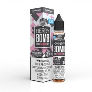 عبوة نكهة سولت فيقود قنبلة الفراولة بارد Bomb Berry Strawberry ICE عبوة نكهة سولت فيقود قنبلة الفراولة بارد Bomb Berry Strawberry ICE