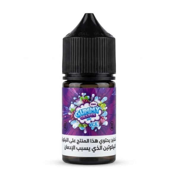 عبوة نكهة سولت قمي عنب بارد Gummy Grape ICE عبوة نكهة سولت قمي عنب بارد Gummy Grape ICE