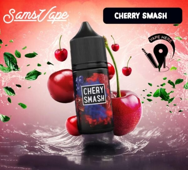 عبوة نكهة سولت كرز من سامز فيب Cherry Smash Salt