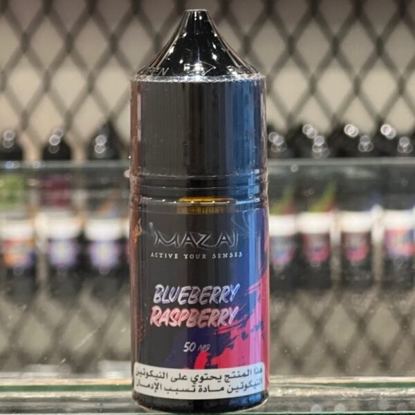 عبوة نكهة سولت مزاج بلو بيري توت Mazaj Blueberry Raspberry
