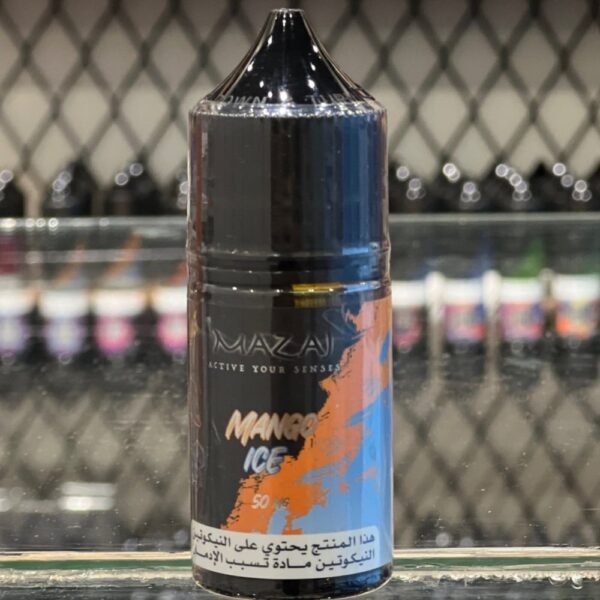عبوة نكهة سولت مزاج مانجو بارد Mazaj Mango Ice عبوة نكهة سولت مزاج مانجو بارد Mazaj Mango Ice