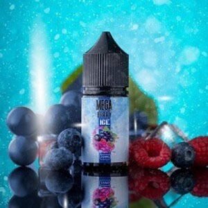 عبوة نكهة سولت ميجا بيري ايس عنب وتوت Mega Berry Ice سعة 30 مل