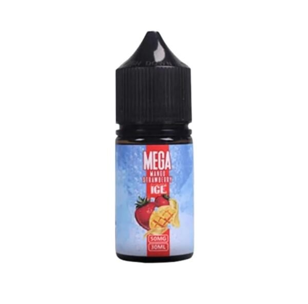 عبوة نكهة سولت ميجا مانجو فراولة ايس Mega Mango Strawberry Ice سعة 30 مل عبوة نكهة سولت ميجا مانجو فراولة ايس Mega Mango Strawberry Ice سعة 30 مل