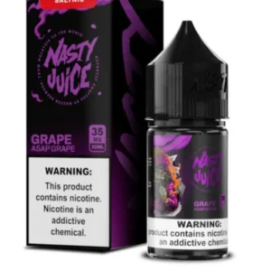 عبوة نكهة سولت ناستي عنب Nasty ASAP Grape سعة 30 مل عبوة نكهة سولت ناستي عنب Nasty ASAP Grape سعة 30 مل