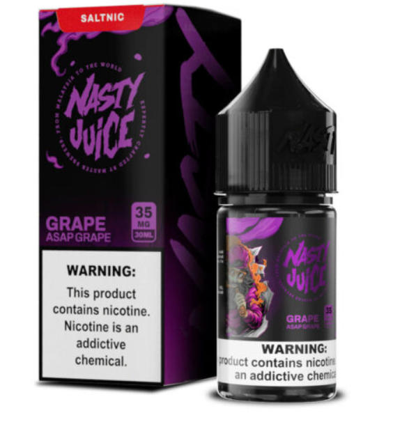 عبوة نكهة سولت ناستي عنب Nasty ASAP Grape سعة 30 مل
