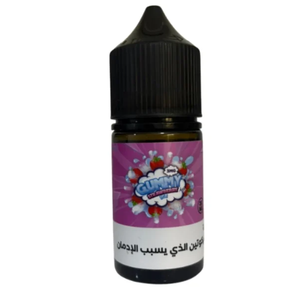 عبوة نكهة سولت GUMMY Strawberry Ice بالفراولة الباردة عبوة نكهة سولت GUMMY Strawberry Ice بالفراولة الباردة