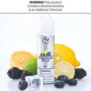 عبوة نكهة سي في توت أزرق وليمون بارد CV SOUR PUFF BLUEBERRY LIME ICE