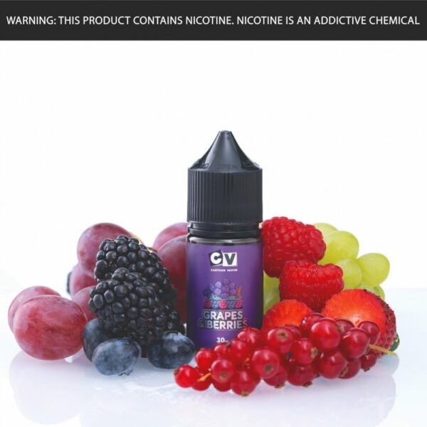 عبوة نكهة سي في عنب وتوت CV Grapes and Berries سولت 30 مل