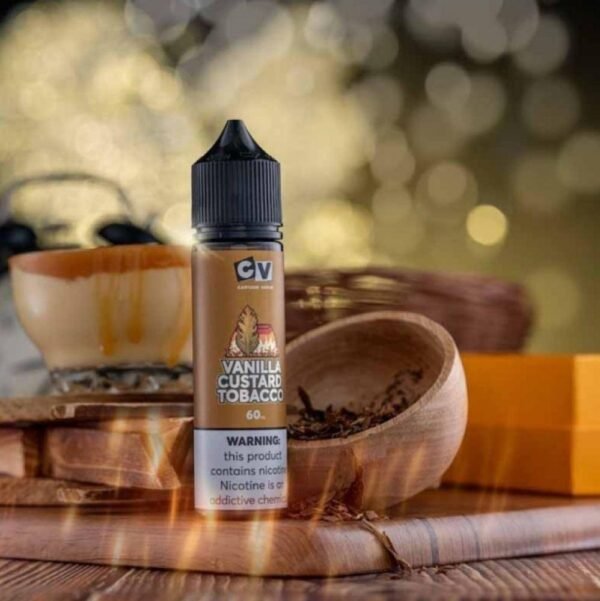 عبوة نكهة سي في فانيلا كاسترد توباكو 60 مل CV VANILLA CUSTARD TOBACCO