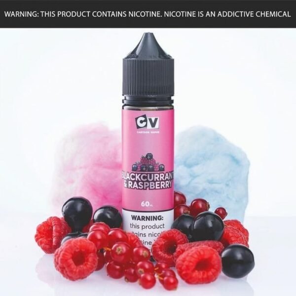 عبوة نكهة سي في كشمش اسود وتوت 60 مل CV BLACKCURRANT & RASPBERRY