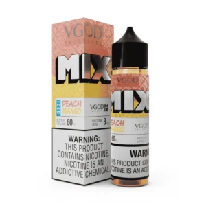 عبوة نكهة فيقود خوخ مانجو ايس VGOD MIX Iced Peach Mango فري بيس 60 مل عبوة نكهة فيقود خوخ مانجو ايس VGOD MIX Iced Peach Mango فري بيس 60 مل