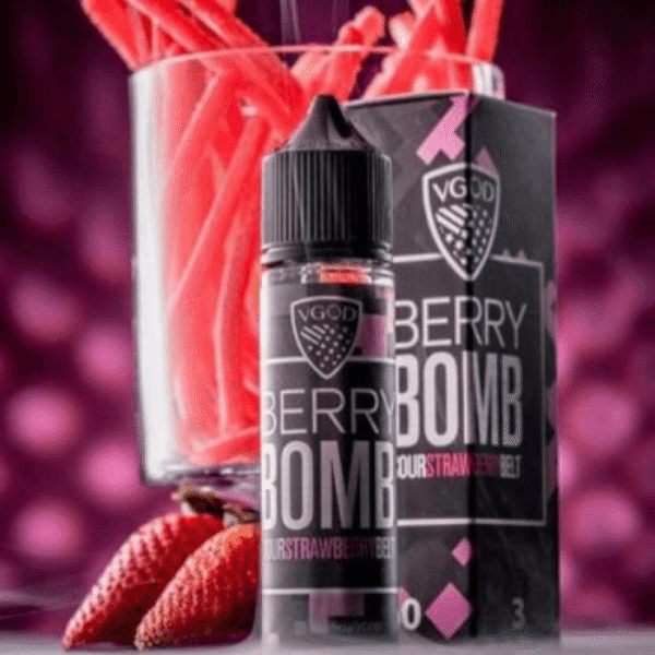 عبوة نكهة فيقود قنبلة الفراولة Bomb Berry VGOD بحجم 60 مل عبوة نكهة فيقود قنبلة الفراولة Bomb Berry VGOD بحجم 60 مل