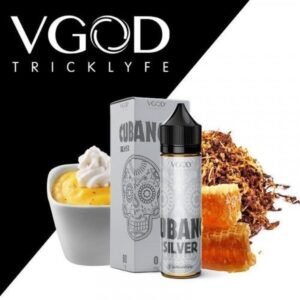 عبوة نكهة فيقود كوبانو فضي VGOD Cubano Silver بطابع السيجار الكوبي عبوة نكهة فيقود كوبانو فضي VGOD Cubano Silver بطابع السيجار الكوبي