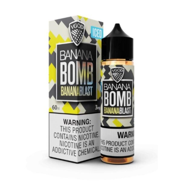 عبوة نكهة فيقود موز ايس VGOD Banana Bomb ICE فري بيس 60 مل عبوة نكهة فيقود موز ايس VGOD Banana Bomb ICE فري بيس 60 مل