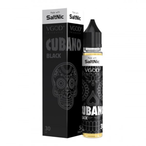 عبوة نكهة كوبانو بلاك سولت VGOD Cubano Black بطعم سيجار كوبي 30 مل عبوة نكهة كوبانو بلاك سولت VGOD Cubano Black بطعم سيجار كوبي 30 مل