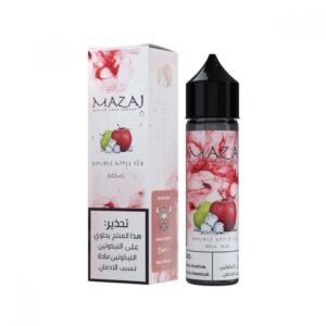 عبوة نكهة مزاج تفاحتين ايس بارد 60 مل MAZAJ Double Apple ICE عبوة نكهة مزاج تفاحتين ايس بارد 60 مل MAZAJ Double Apple ICE
