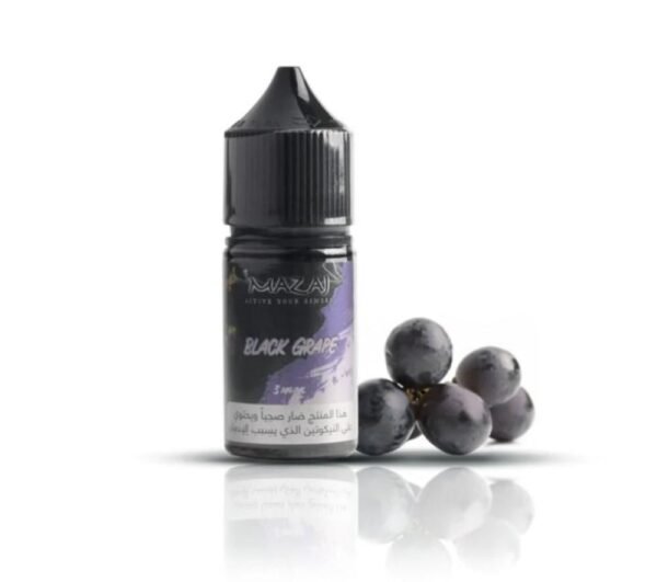 عبوة نكهة مزاج عنب اسود سولت نيكوتين MAZAJ BLACK GRAPE حجم 30 مل عبوة نكهة مزاج عنب اسود سولت نيكوتين MAZAJ BLACK GRAPE حجم 30 مل
