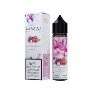 عبوة نكهة مزاج معسل عنب توت بارد MAZAJ Grape Raspberry Ice سعة 60 مل عبوة نكهة مزاج معسل عنب توت بارد MAZAJ Grape Raspberry Ice سعة 60 مل