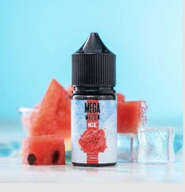 عبوة نكهة ميجا بطيخ بارد MEGA Melon Ice سولت 30 مل عبوة نكهة ميجا بطيخ بارد MEGA Melon Ice سولت 30 مل