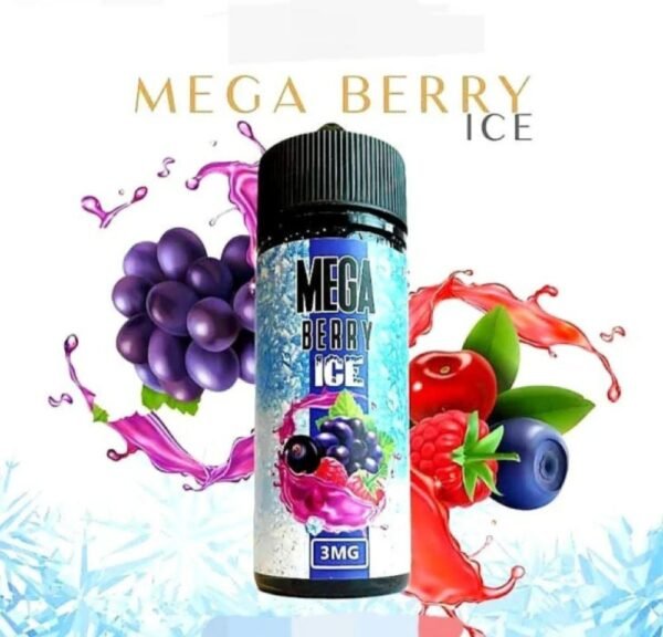 عبوة نكهة ميجا بيري ايس توت مشكل Mega Berry Ice حجم 120 مل عبوة نكهة ميجا بيري ايس توت مشكل Mega Berry Ice حجم 120 مل